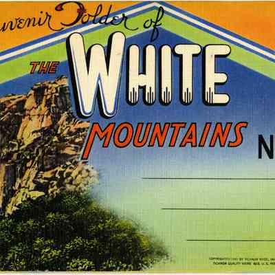 Souvenir Folder of the White Mountains N. H.