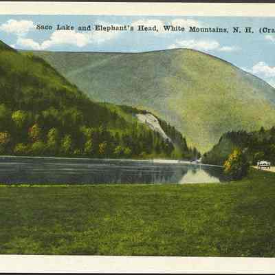 Saco Lake and Elephant's Head, White Mountains, N.H. (Crawford Notch).