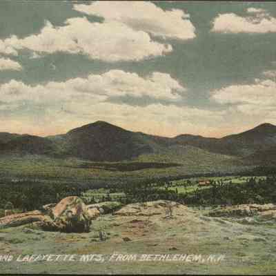 Garfield and Lafayette Mts. From Bethlehem