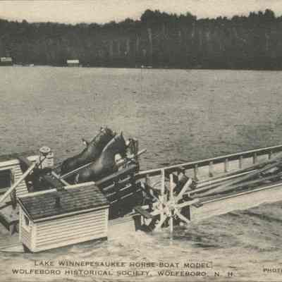 Lake Winnipesaukee Horse-Boat Model, Wolfeboro Historical Society, Wolfeboro NH.