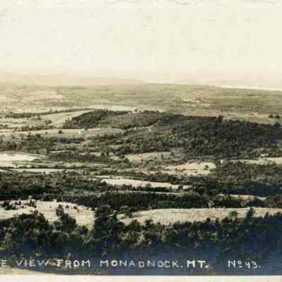 Birds Eye View From Monadnock. Mt.