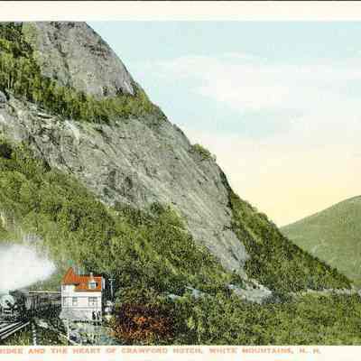 Willey Brook Bridge and the Heart of Crawford Notch, White Mountains, N.H.