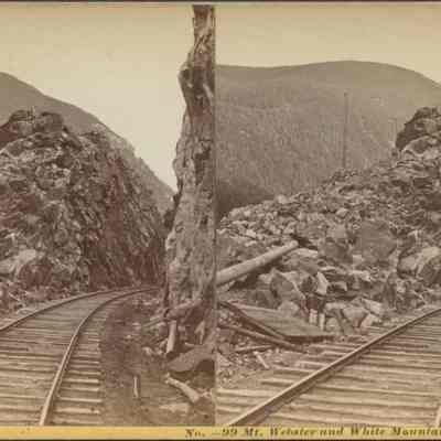 Mt Webster and White Mountain Notch, P. & O. R. R.
