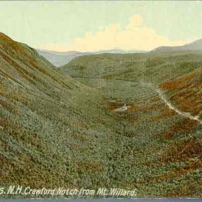 White Mts. N.H., Crawford Notch from Mt. Willard