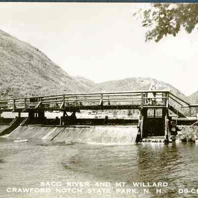 Saco River and Mt. Willard, Crawford Notch State Park, N.H.
