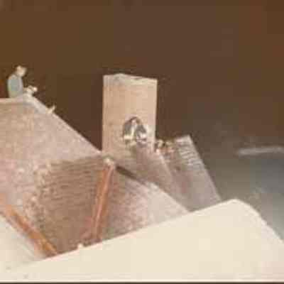 Firefighters on a Roof