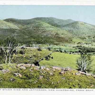 Mount Starr King and Jefferson, New Hampshire, from Bray Hill