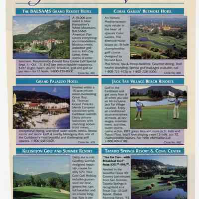 Golf Resort Locator