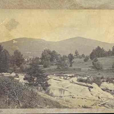 Clearing with Stream and Fence - Mounted