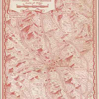Red Map of Jackson NH