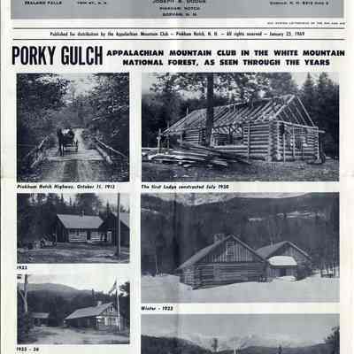 Porky Gulch AMC in the WMNF as Seen Through the Years