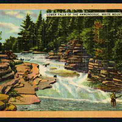 Lower Falls of the Ammonoosuc, White Mountains NH