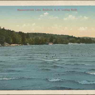 Massasseccum Lake, Bradford NH, looking North