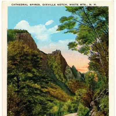 CATHEDRAL SPIRES, DIXVILLE, NOTCH, WHITE MTS., N. H.