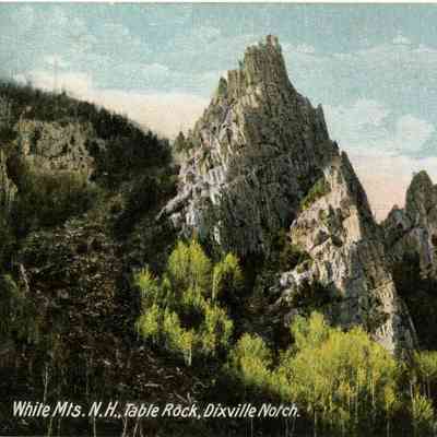 White Mts. N.H., Table Rock, Dixville Notch.