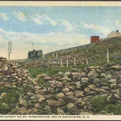 Approaching the summit of Mt. Washington, White Mountains, N.H.