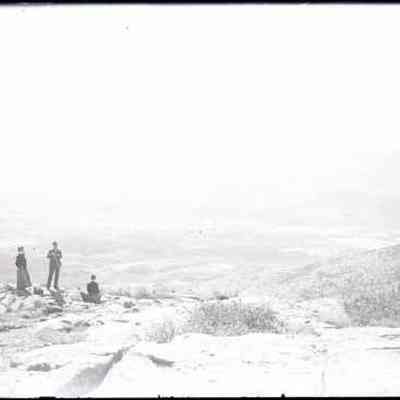 Three Tourists' View of White Horse Ledge, North Conway, and Moat Mountain
