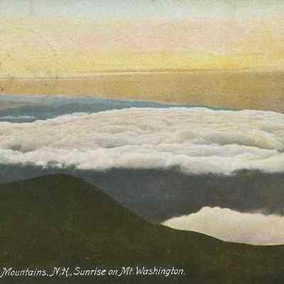 White Mountains, NH Sunrise on Mt. Washington.