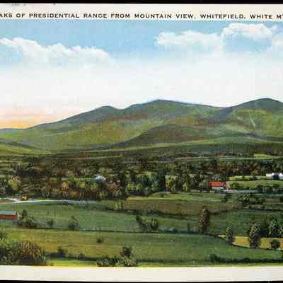 Northern Peaks of Presidential Range from Mountain View