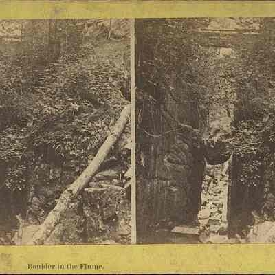 Boulder in the Flume