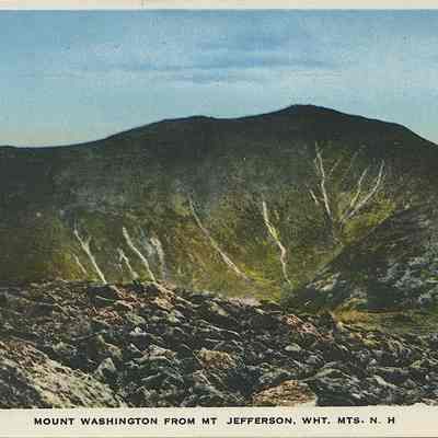 Mount Washington from Mt Jefferson, Wht Mts. N.H