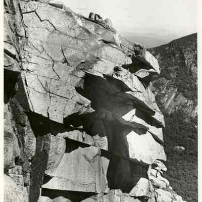 Profile View of The (Fallen) Old Man of the Mountain Looking towards Profile Lake