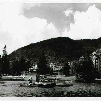 Canoes at The Balsams