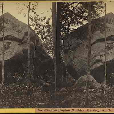 Washington Boulder, Conway NH.