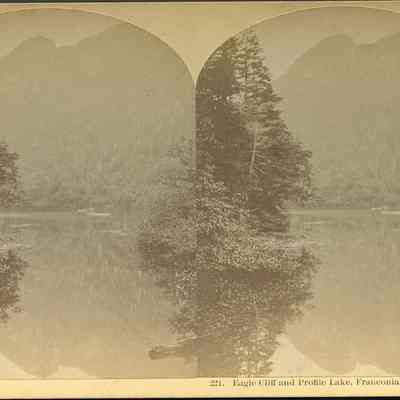 Eagle Cliff and Profile Lake, Franconia Notch NH.