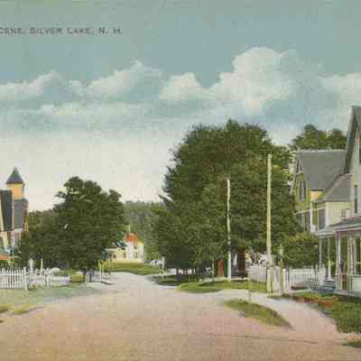 Street scene, Silver Lake NH