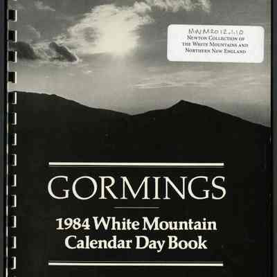 Gorming's 1984 White Mountain Calendar Day Book