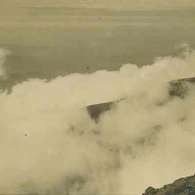 Bootts Spur in the Clouds, Summit Mt. Washington, N.H. Copyright 1908