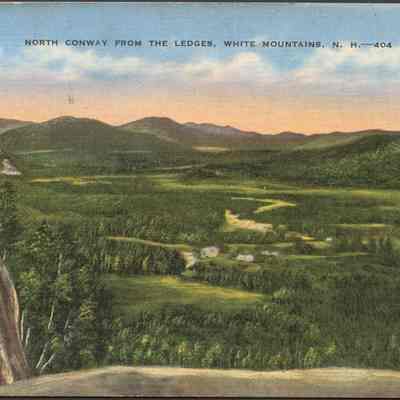 North Conway from the Ledges, White Mountains, N.H.
