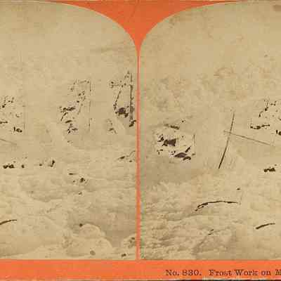 Frost Work on Mt Washington Railroad
