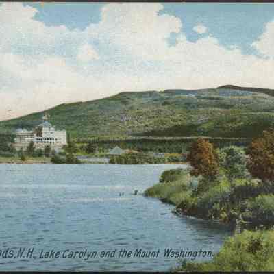 Bretton Woods, N.H. Lake Carolyn and the Mount Washington