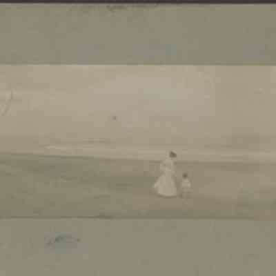 Woman and Child on the Beach