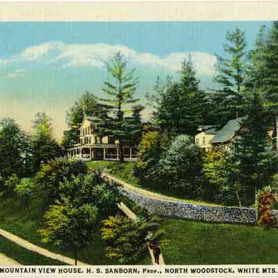The Mountain View House, H. S. Sanborn, Prop., North Woodstock, White Mts., N. H.
