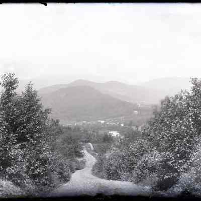 Dirt Road and Mountains