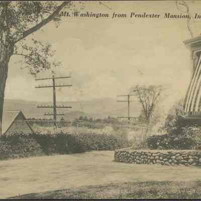 Mt. Washington from Pendexter Mansion, Intervale,N.H.