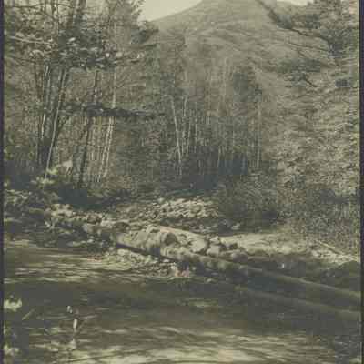 Mt. Willey and Saco River from road, Crawford Notch, White Mts., N.H.