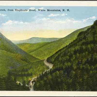 Crawford Notch, from Elephants Head, White Mountains, N.H