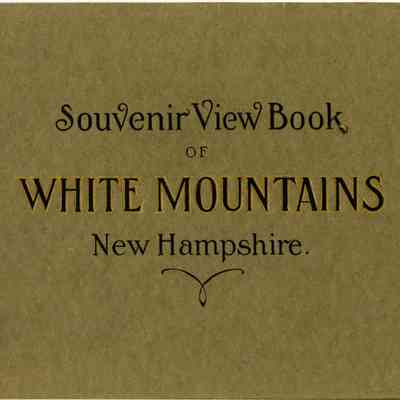 Souvenir View Book of White Mountains New Hampshire