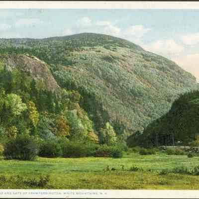 Elephants Head and Gate of Crawford Notch, White Mountains, N.H.