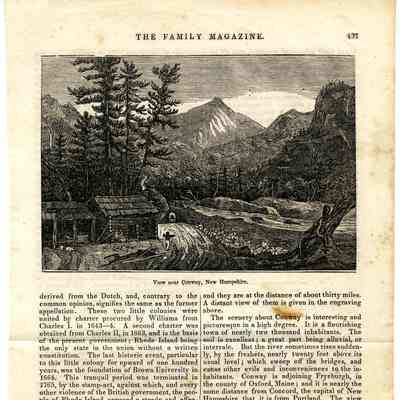 View near Conway, New Hampshire