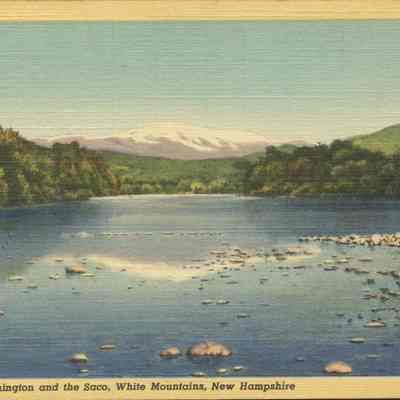 Mt. Washington and the Saco, White Mountains, NH