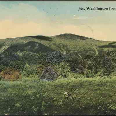 Mt. Washington from base station.