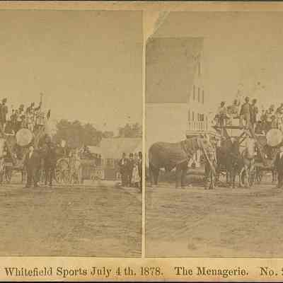 Whitefield Sports July 4th 1878 -- The Menagerie