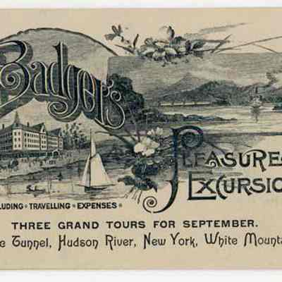 Badger's Pleasure Excursion Brochure