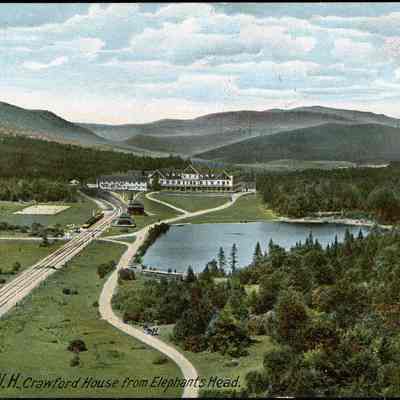 White Mts. N.H., Crawford House from Elephants Head