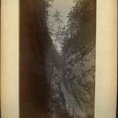 Looking Down the Flume, White Mountains, NH